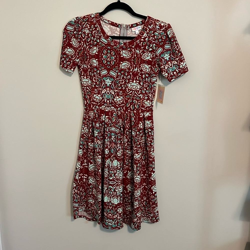 XS Floral LuLaRoe Amelia Dress